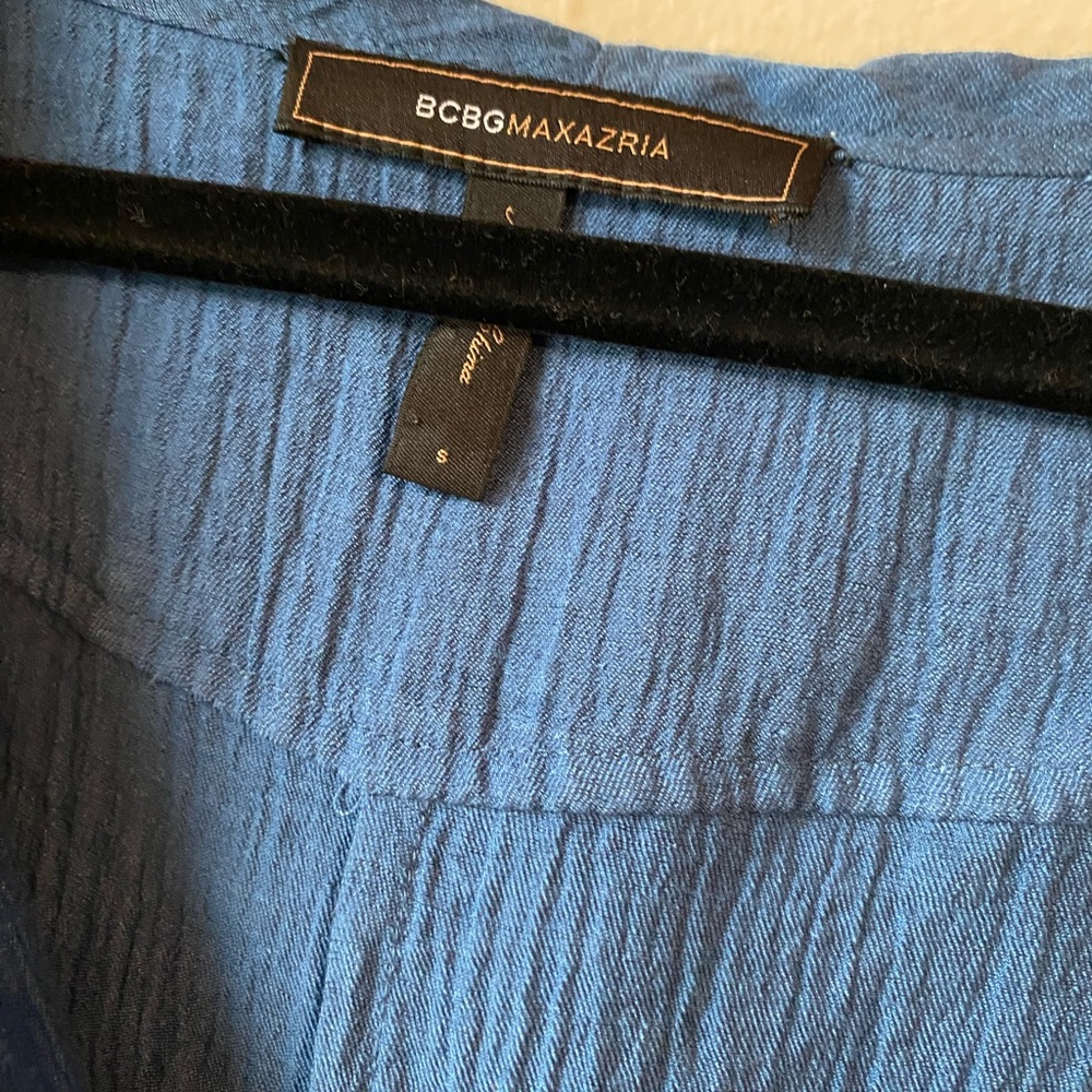 BCBGMaxAzria Blue Sleeveless Dress - Picture 6 of 9